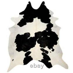 New Large 100% Tri Cowhide Leather Rugs Cow Hide Skin Carpet Area
