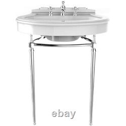 New boxed White Heritage Abingdon Claverton Washstand with Basin Sink
