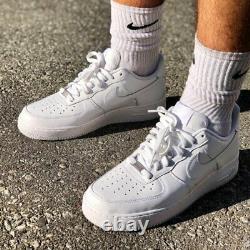 Nike Air Force 1'07 in White Genuine Mens Shoes Trainers Style CW2288-111
