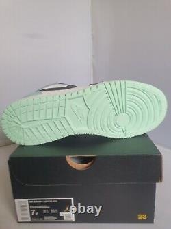 Nike Air Jordan 1 Low SE GS UK6 EU40 White/Black/Mint Foam Tie-Dye