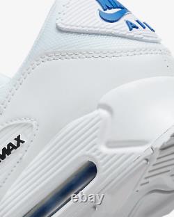 Nike Air Max 90 Jewel White / Royal Blue Dv3503 100 Uk 8, 8.5, 9, 9.5