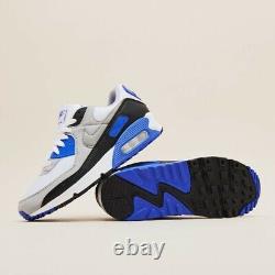 Nike Air Max 90 UK 7.5 EUR 42.5 Wolf Grey White Royal Blue CD0881 102