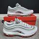 Nike Air Max 97 Size 10.5 Uk White Bullet Mens Trainers Running Sneakers Shoes