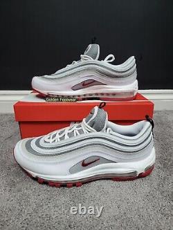 Nike Air Max 97 Size 10.5 uk White Bullet Mens Trainers Running Sneakers Shoes