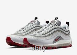 Nike Air Max 97 Size 10.5 uk White Bullet Mens Trainers Running Sneakers Shoes
