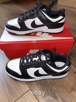 Nike Dunk Low Black White Panda UK 9