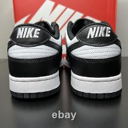 Nike Dunk Low White Black Uk3-10