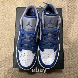 Nike Jordan 1 Low True Blue Cement Grey White UK 4? BRAND NEW