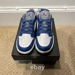 Nike Jordan 1 Low True Blue Cement Grey White UK 4? BRAND NEW