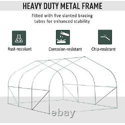 Outsunny 4.5x3x2m Walk-In Greenhouse Warm House Garden Tunnel Shelter Plant Shed