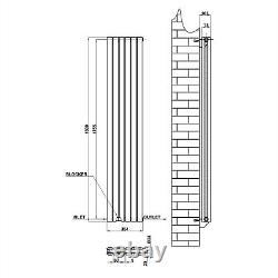 Oval Column Flat Panel Radiator Horizontal Vertical Design Central Heating Rad