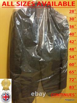 POLYTHENE GARMENTCOVERS/DRY CLEANERS BAGS/BULK OPTION SELECT SIZE&QTY 10KG Rolls