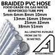 Pvc Hose Clear Flexible Reinforced Braided Food Grade Oil Water Tube Pipe