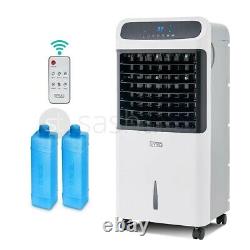 Portable Air Cooler 12L Humidifier Evaporative Cool Fan 80w 3 Speed Swing Timer