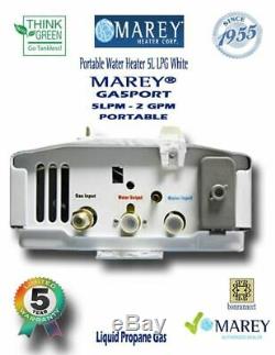 Portable Propane Best Tankless Water Heater MAREY GA5PORT Food Truck Camper
