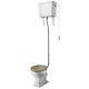 Premier Carlton High Level Toilet Pan Cistern Excl Flush Pipe Pull Chain Seat