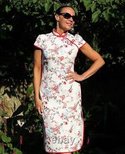 Qipao dress, Floral Print, Design, Brand New SIZE 10