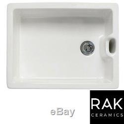 RAK 600 Gourmet Ceramic Belfast Butler Kitchen Sink with Weir Overflow Farmhouse