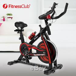 Red Exercise Spin Bike Home Gym Bicycle Cycling Cardio Fitness Training Indoor