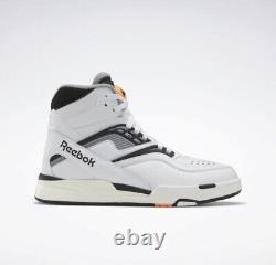 Reebok Pump Tz Sneakers UK 9 White Black Orange Brand New Below Rrp