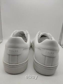 Reiss mens ashley low white leather trainers size 9 uk new rrp 138