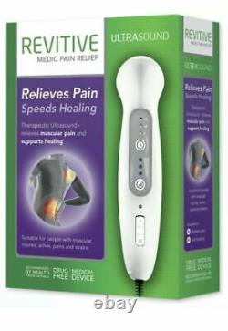 Revitive Personal Ultrasound Therapy Relieve Aches & Speed Healing Brand New
