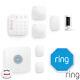 Ring 8pc Alarm Starter Kit Including Outdoor Siren With Indoor Camera In White