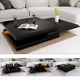 Rotating Coffee Table High Gloss Layers Modern Living Room Furniture Lounge Mdf
