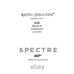 Royal Doulton BRAND NEW Jack the Bulldog 007 SPECTRE James Bond FREE WithW Postage