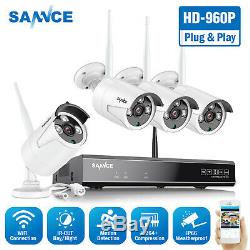 SANNCE 8CH Wireless 1080P HDMI NVR CCTV Wifi IP Camera Outdoor Security System