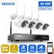 Sannce Wireless Wifi 3mp Cctv Kit 8ch 5mp Nvr Home Security Ip Audio Camera Kit