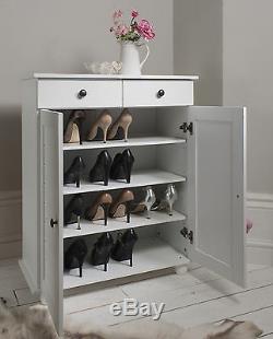 Shoe Storage Cabinet Cupboard with 2 Storage Drawers Heathfield
