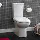 Short Projection Wc Compact Close Coupled Toilet Pan, Cistern & Soft Close Seat
