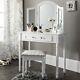Sienna Dressing Table, Stool & Mirror Set