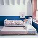 Single Bed In White Pull Out Trundle Bed Frame Daybed