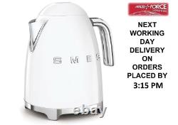Smeg KLF03WHUK White 50's Retro Style 3Kw Kettle + 2 Year Warranty (Brand New)