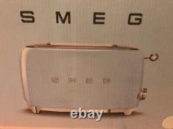 Smeg Tsf01 2 Slice Toaster Bnib White Brand New Low Energy 950 Watt Receipt