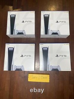 Sony PlayStation 5 Disc Console PS5 White BRAND NEW IN HAND, SHIPS TODAY