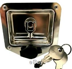 Steel Van Site Secure Box Tool Storage Vehicle Security Vault Safe Box 2 Keys