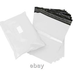 Strong White Postal Plastic Postage Poly Mailing Bags Mailers All Sizes/qty's