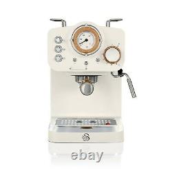 Swan Nordic Pump Espresso Coffee Machine White- SK22110WHTN Brand New