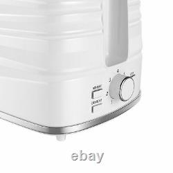 Swan Symphony 1.7 Litre Jug Kettle & 2 Slice Toaster White Set- Brand New