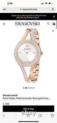 Swarovski Eternal Wristwatch for Women ROSE GOLD BRAND NEW