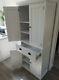 Tall Kitchen Storage Cupboard Cabinet Pantry White Freestanding Unit Furniture