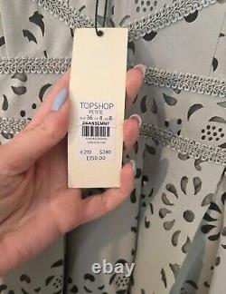 Topshop Sage Green Dress Petite Size 8 Brand new with tags