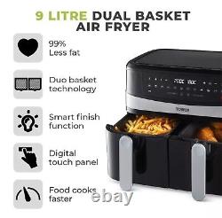 Tower T17088 Vortx 9L Dual Basket Air Fryer BRAND NEW? NEXT DAY DELIVERY