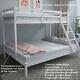 Triple Bunk Beds Cabin Bed Double & Single Bed Frame High Sleeper Children Kids
