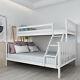 Triple Sleeper Wooden Bunk Bed Frame With Weadboard 3ft Single 4ft6 Double Bed