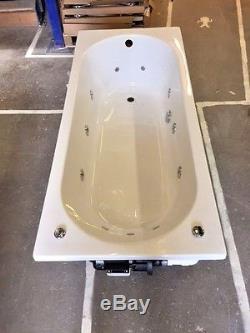 Trojan Cascade 11 Jet Whirlpool Bath White Acrylic 1700 x 700 mm Jacuzzi Spa
