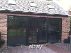 UPVC French Doors Grey (White Internal) MADE TO MEASURE BRAND NEW